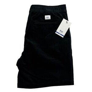 Katin Boys Kord Patio Short Black Corduroy Elastic Waist XL 18-20